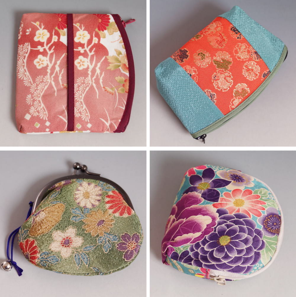 和雑貨・和小物 セット 和小物4点セット 新古品 和装 和の小物 お土産 和 プレゼント 和風 和柄 レディース ちりめん 雑貨 小物 天陽拍卖