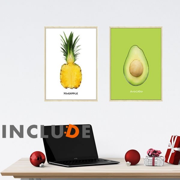 ウォールステッカー アボカド アボガド パイン パイナップル パイナポー ウォールステッカー インテリア 断面図 断面 フルーツ拍卖