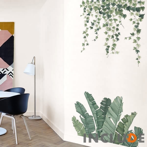 ウォールステッカー トロピカルプランツ ガーデニング バリ島 美しい世界 ボタニカル リーフ 南国 アジアン グリーン ジャング拍卖