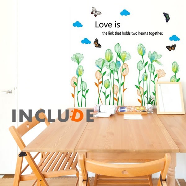 ウォールステッカー 花畑 クラウド 絶景ではない 思わずSNS きれいにレイアウト 子供の遊び場 成長する木 お洒落 かわいい拍卖