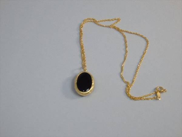 ★試作サンプル品★ブラックオニキスネックレスL43拍卖