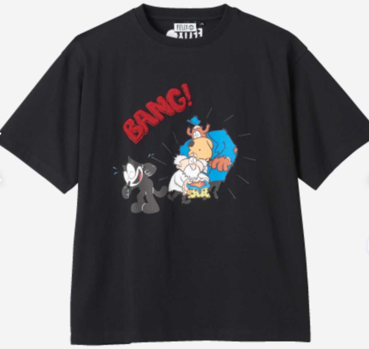 即決 フィリックス・ザ・キャット メンズTシャツ【M】新品タグ付き Felix the Cat拍卖