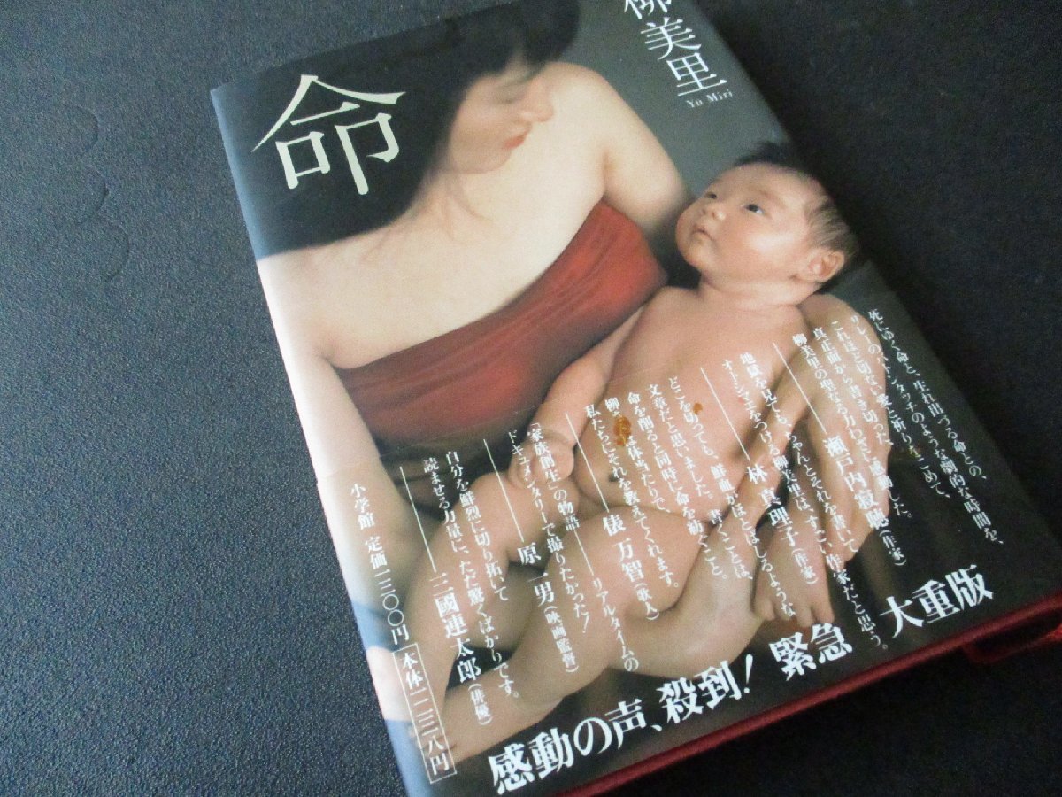 ★とちぎ屋!(株)小学館 柳 美里 著【命】芥川賞作家がすべてを綴った!衝撃の出産・闘病・私記!2000年出版本★拍卖