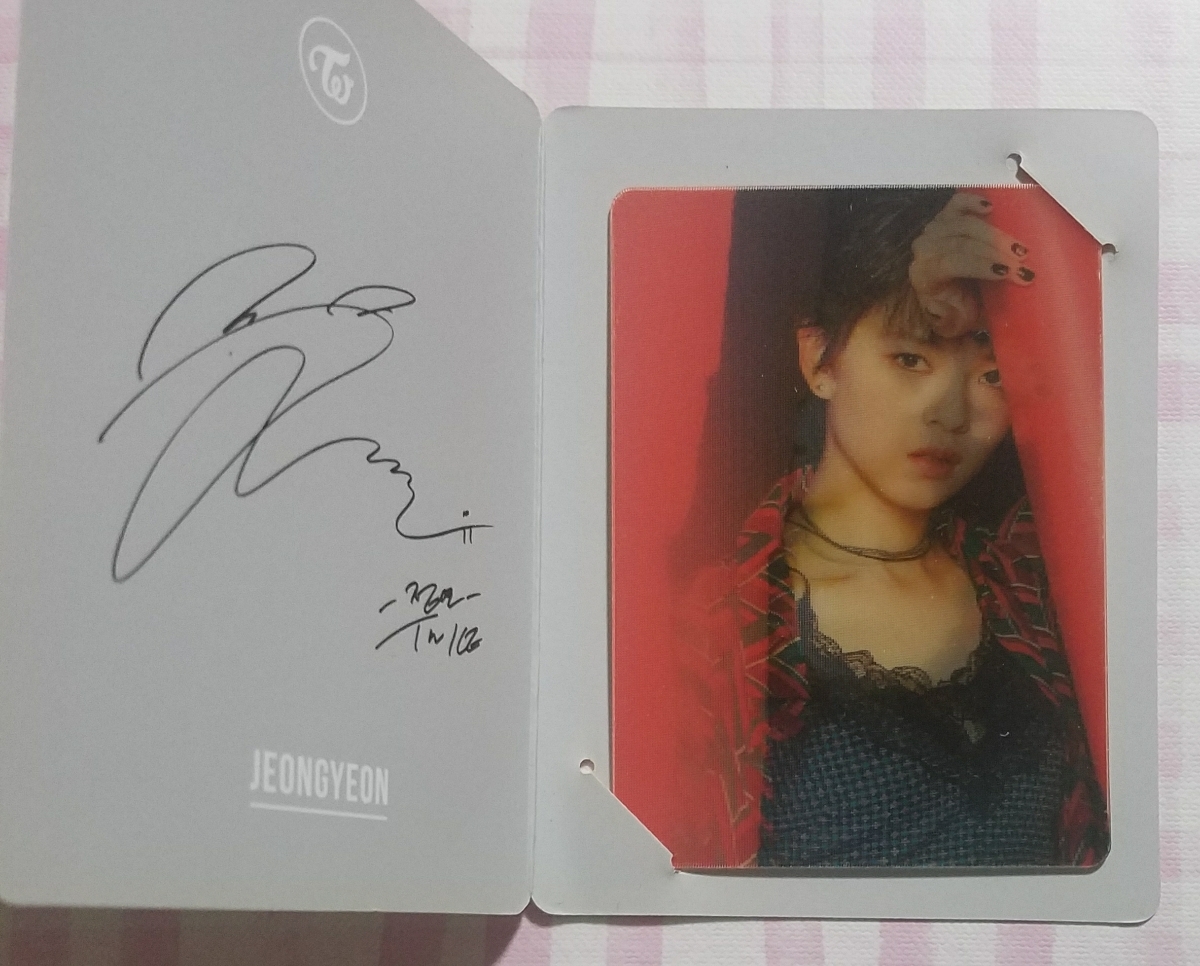TWICE ジョンヨン PAGE TWO トレカ レンチキュラーカード 即決 Jeongyeon トゥワイス フォトカード 2nd Mini Album 韓国盤拍卖