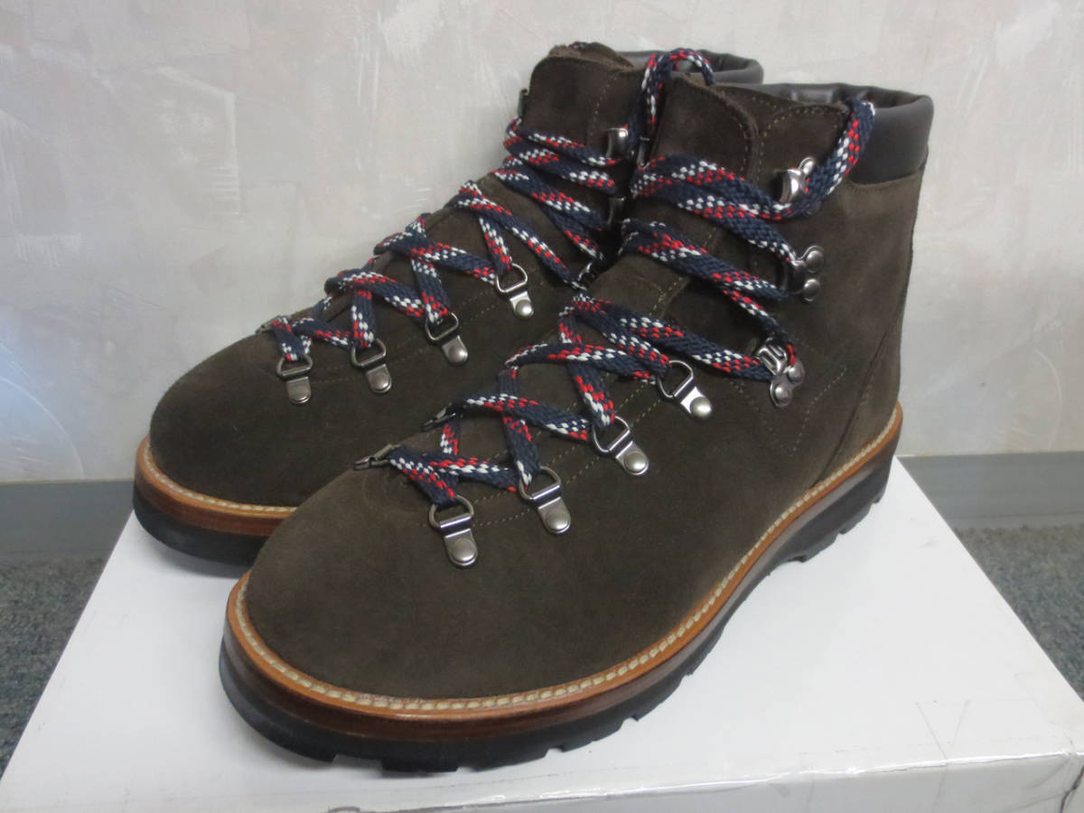 モンクレール レザームートンワークブーツ PEAK 43=28cm MONCLER拍卖