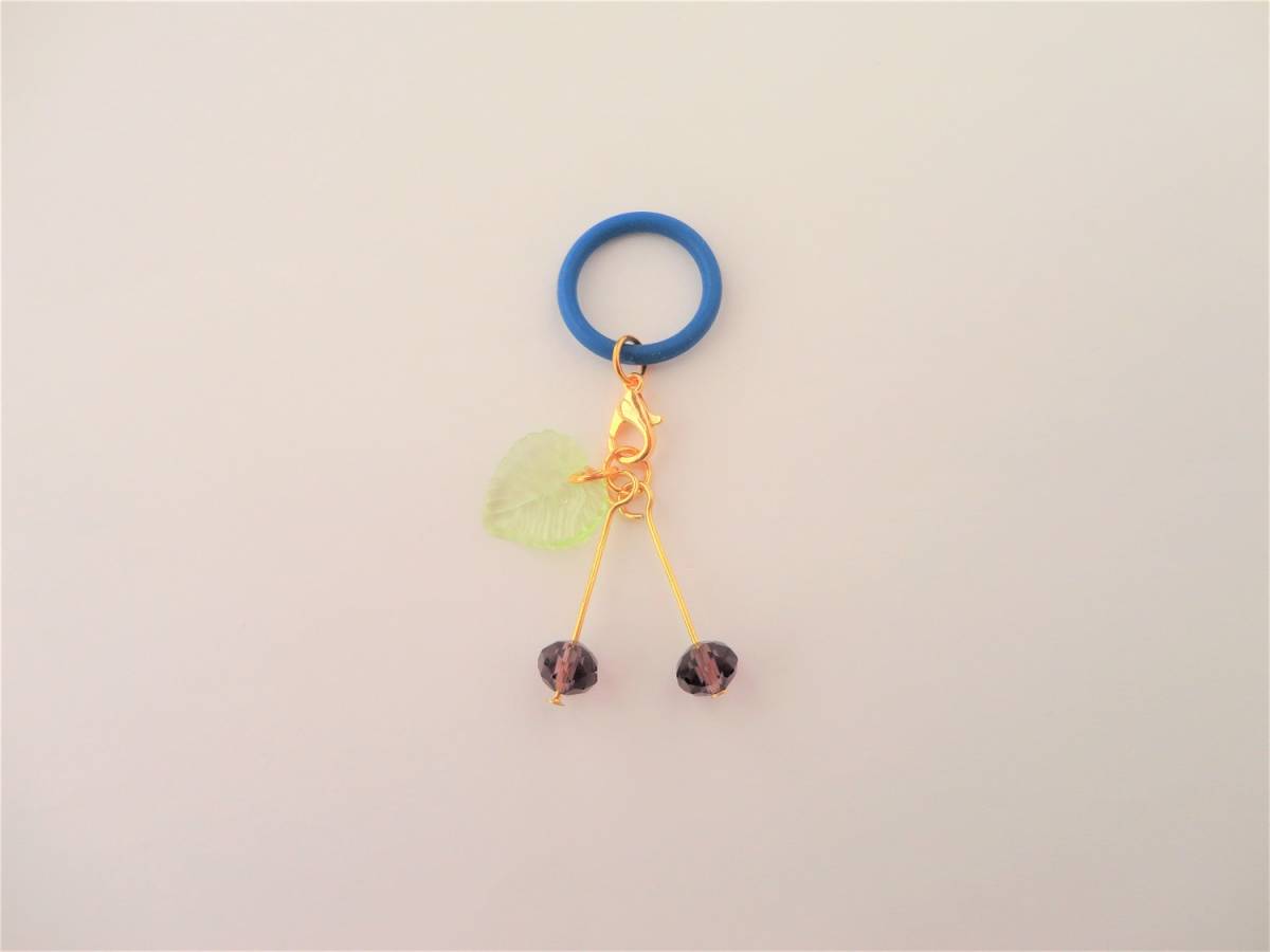 アンブレラマーカー*傘の目印*チェリー*クリスタルガラス*PU*ハンドメイド*a689拍卖