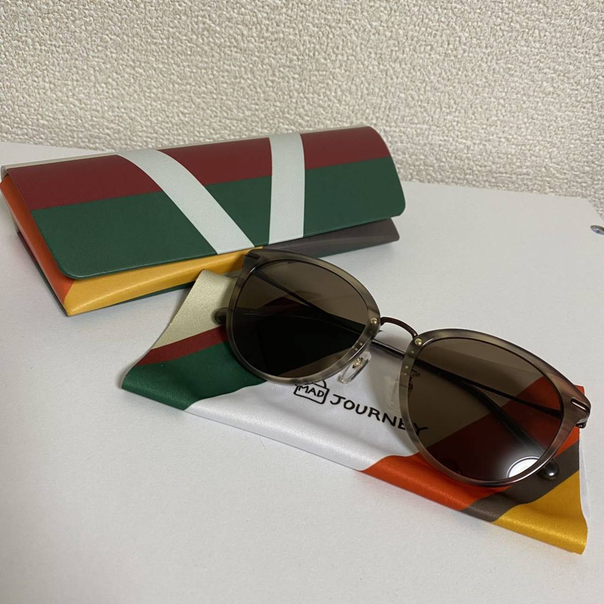 ★未使用 MAD JOURNEY/サングラス MDJ-21 BESS イタリア マルタ島イメージモデル 眼鏡市場 メガネ拍卖