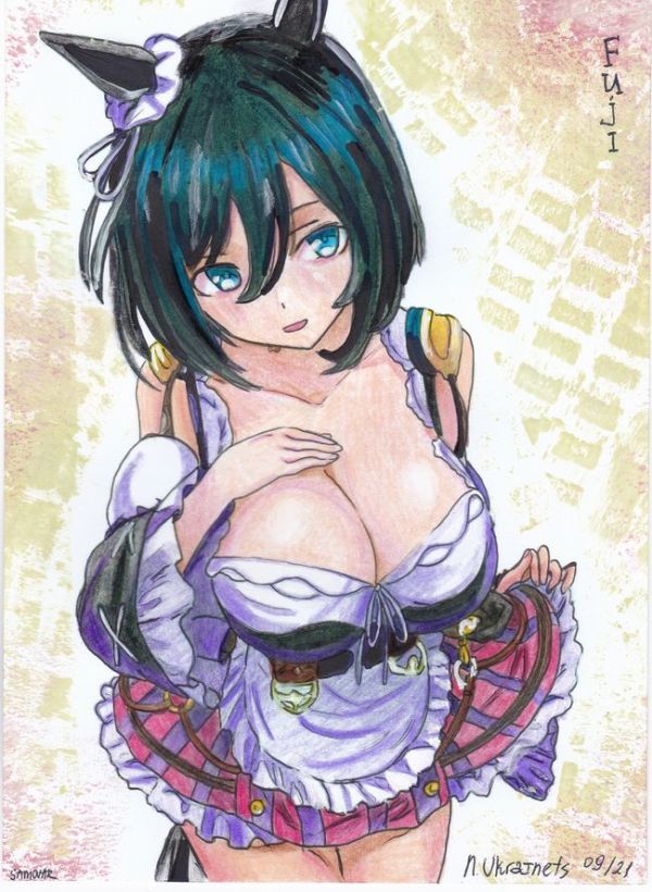 ☆イラスト原画 ヴァレンティン・ウクライネッツ 「フジ」拍卖