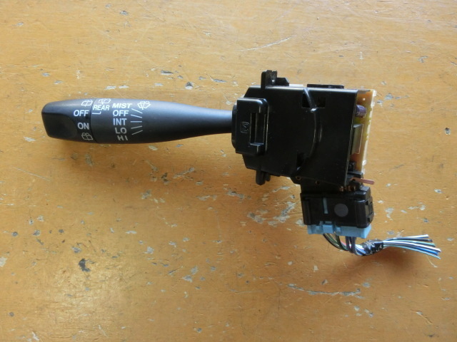 後期ホビオ ワイパー スイッチ 平成27年 EBD-HJ1 レバー バモス プロ アクティ 27.4万km HH5拍卖