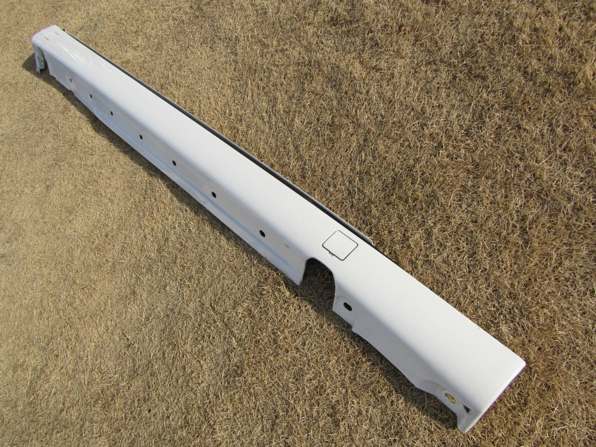 ベンツ W220 Sクラス 純正 右 サイドステップ サイドスカート ホワイト A2206900440 ロング ■■ 1030906拍卖