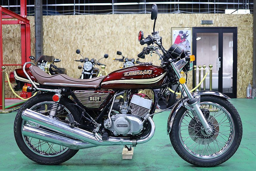 セミレストア済み/400SS/マッハ/カスタムペイント/ニューペイント/フレーム全バラ/塗装済/エンジン絶好調/キック一発始動/BEET/S3F/400登録拍卖