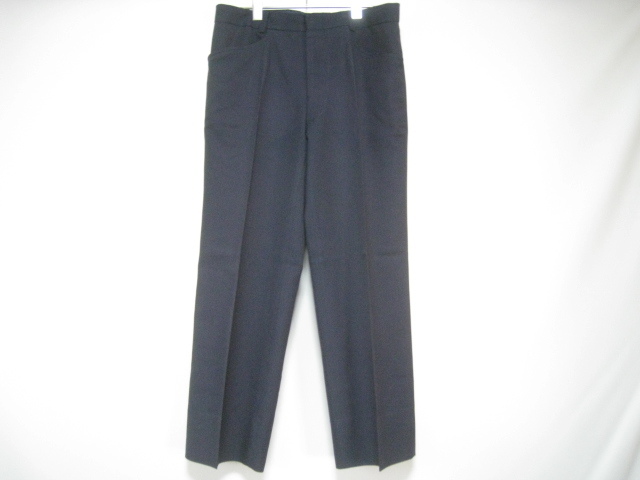 Santos サントス ボトムス パンツ 紺 ネイビー ポリエステル100%拍卖