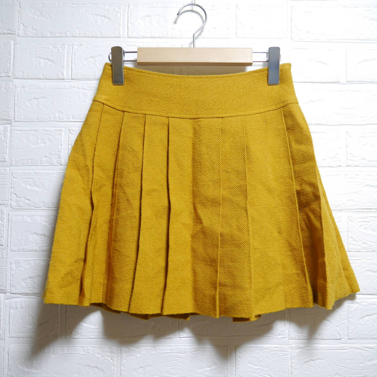 A391 ◇ Joias | ジョイアス プリーツスカート 茶系 中古 サイズ0拍卖