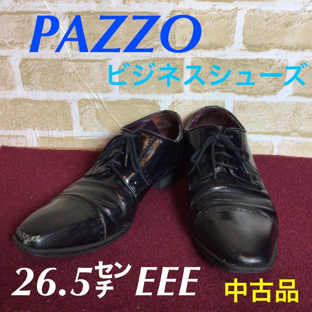 【売り切り!送料無料!】A-181 PAZZO! collection N.MASAKI! パッゾ! 26.5㌢EEE! ビジネスシューズ! 中古品!拍卖