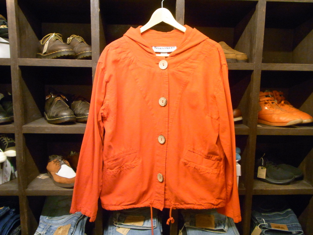90'S MADE IN USA SIDE STREET COTTON FOODY JACKET SIZE XS アメリカ製 サイドストリート コットン フーディー ジャケット フード拍卖