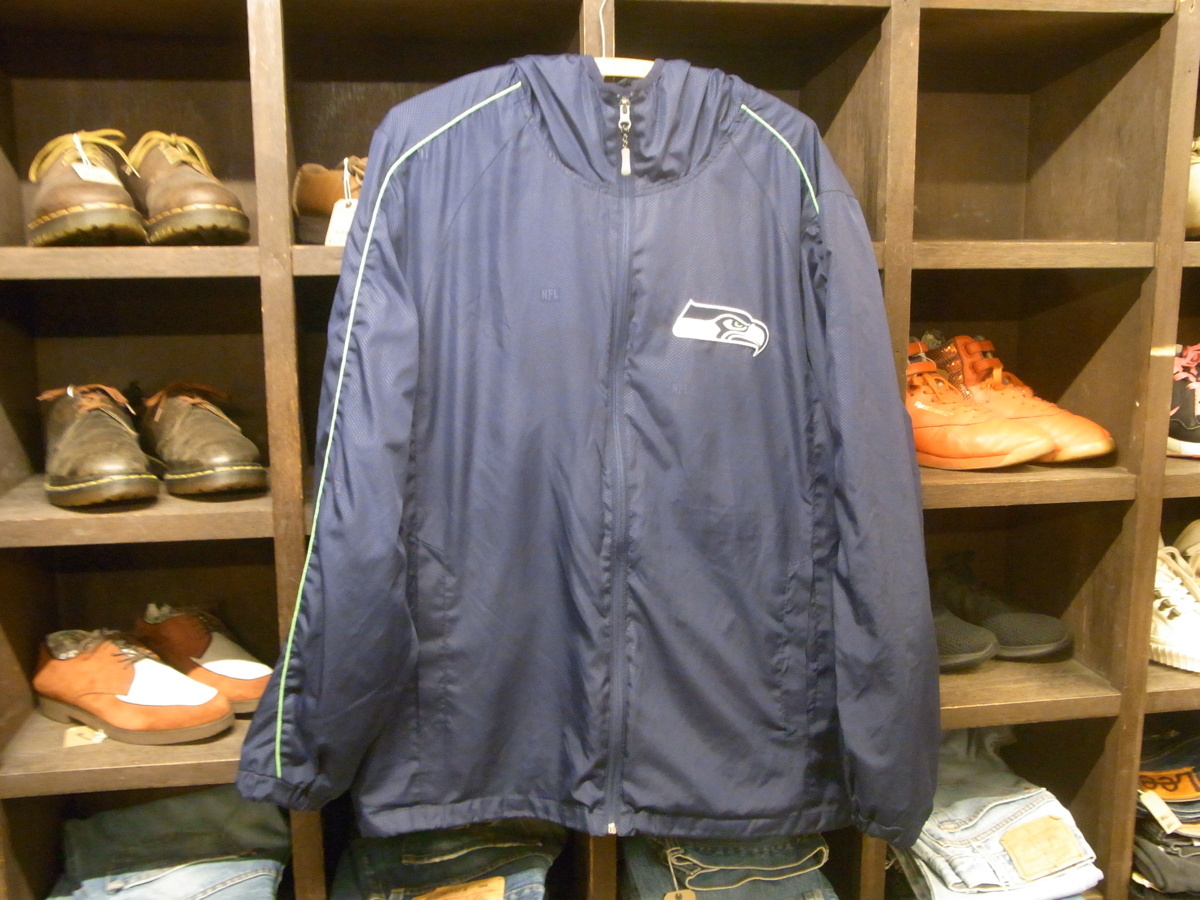 NFL SEATTLE SEAHAWKS NYLON JACKET SIZE L シアトル シーホークス ナイロン ジャケット ジャンパー アメリカンフットボール アメフト拍卖