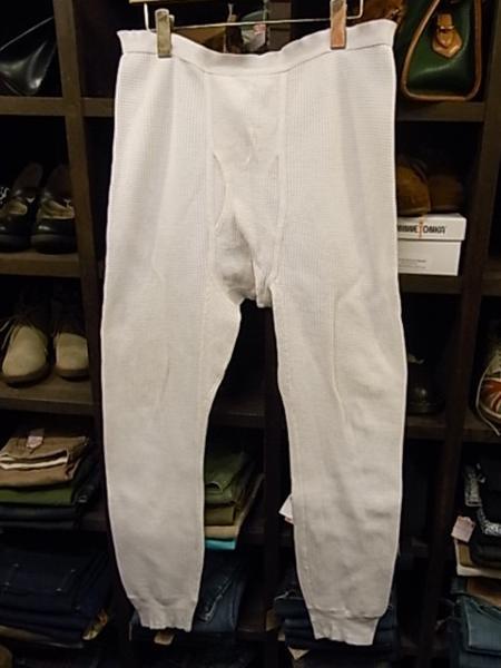 80'S アメリカ製 SEARS ヴィンテージ サーマルパンツ SIZE XL 白拍卖