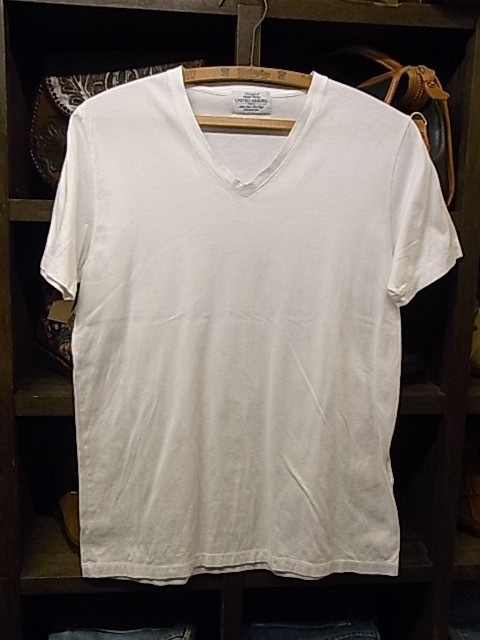 MADE IN JAPAN UNITED ARROWS V NECK S/S T-SHIRT WHITE SIZE L 日本製 ユナイテッド アローズ 半袖 Tシャツ ホワイト Vネック拍卖