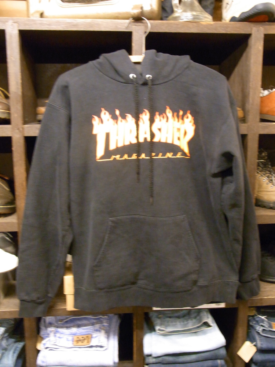 THRASHER LOGO PARKA SIZE S スラッシャー ロゴ パーカ拍卖