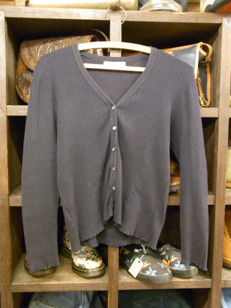 美品 LAURA ASHLEY KNIT CARDIGAN SIZE M ローラ アシュレイ ニット カーディガン拍卖