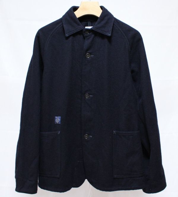 POST O'ALLS OVERALLS ポスト オーバーオールズ 2131 SB40 wool melton カバーオール ジャケット S 紺 アメリカ製拍卖