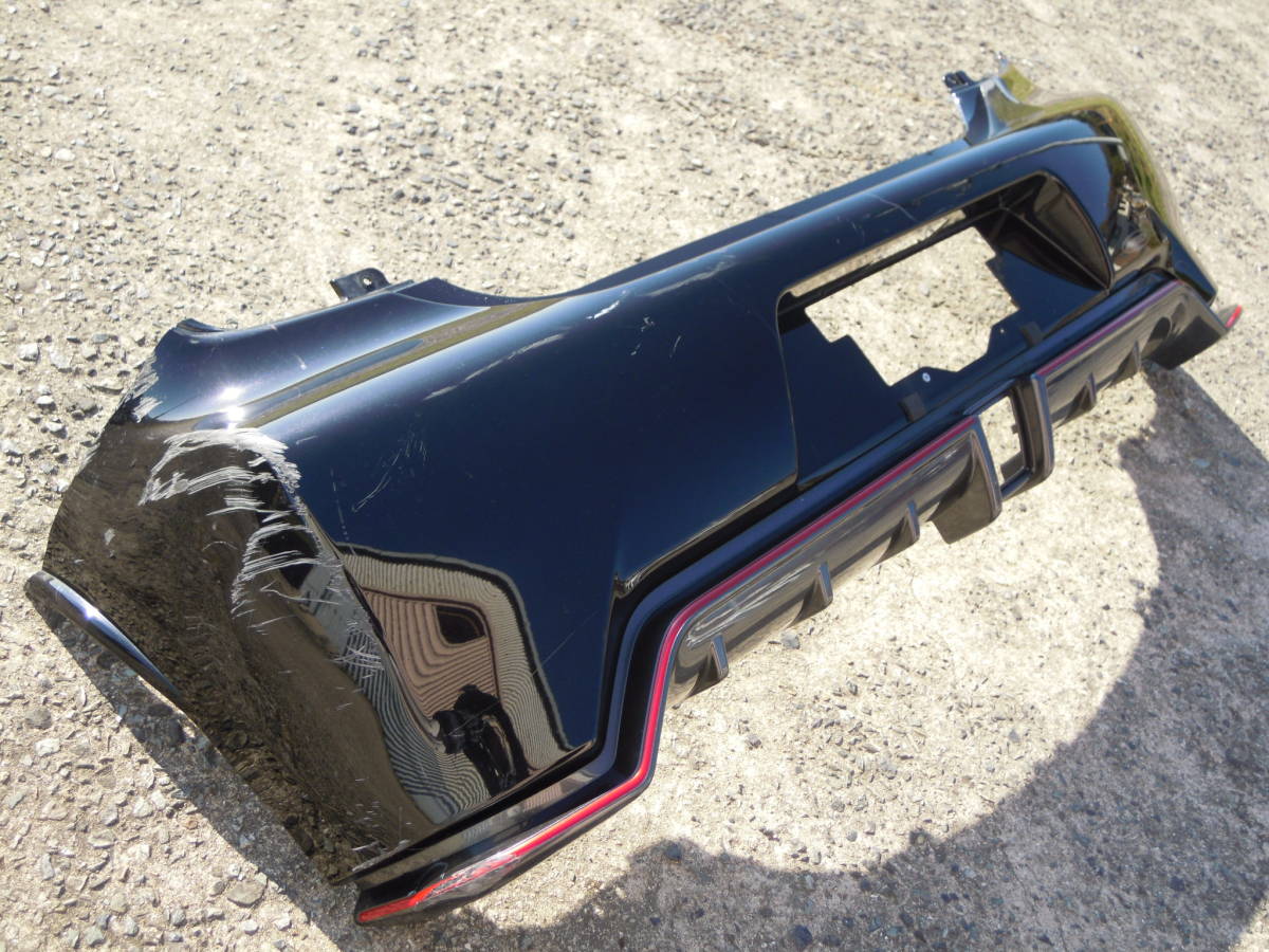 Q 日産 マーチ ニスモ 後期 純正 リアバンパー K13 85012 8A21 NISMO拍卖