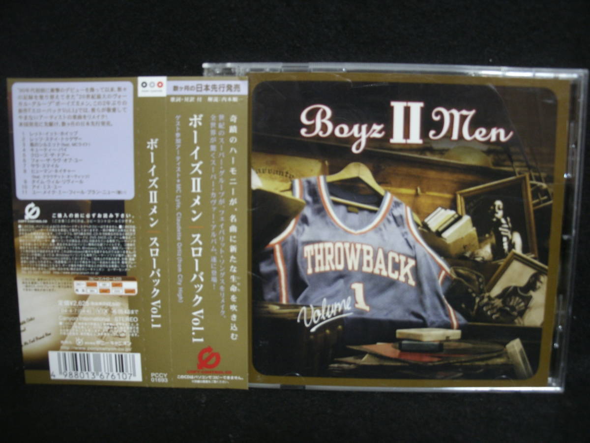 ★同梱発送不可★中古CD / ボーイズ・トゥー・メン / BOYZ II MEN / スローバック Vol.1 / THROWBACK Vol.1拍卖