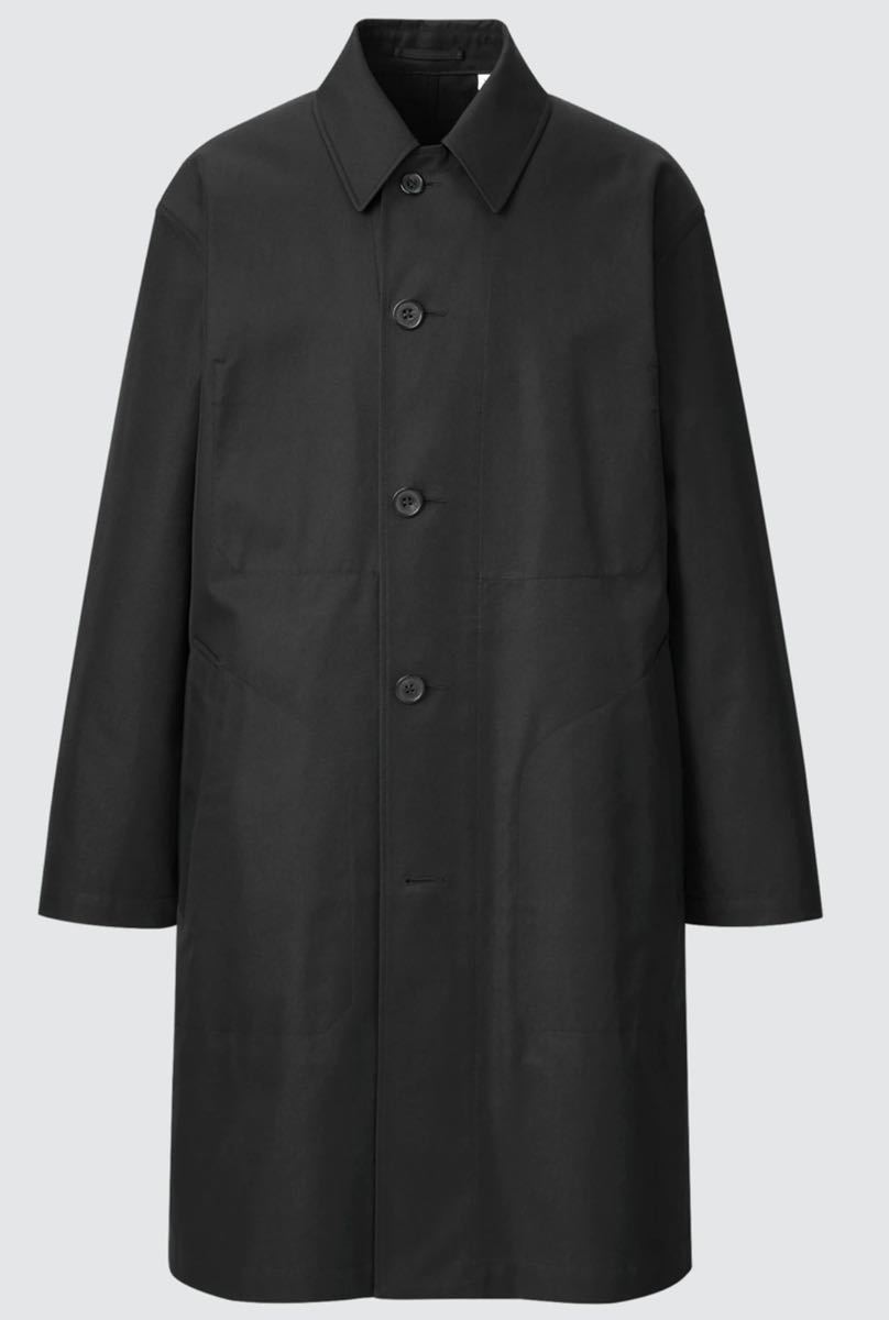 ステンカラーコート ブラック拍卖