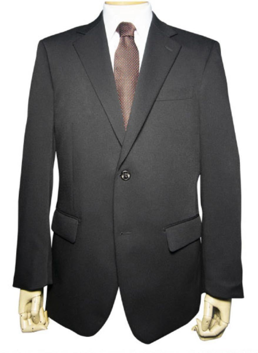 ブレザー 秋冬 ストレッチ ウォッシャブル 防シワ 無地ブラック BE7拍卖