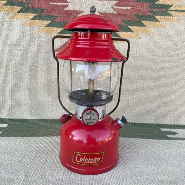 200A 55年 7月 ビンテージ コールマン サンシャイン パイレックス ランタン C205拍卖