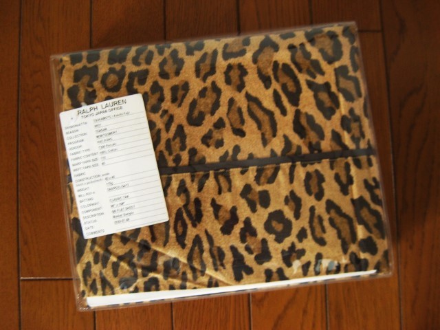 25000円~★ラルフローレンのシーツ(W)ヒョウ柄 レオパード ソファーカバーやテーブルクロスにも★拍卖