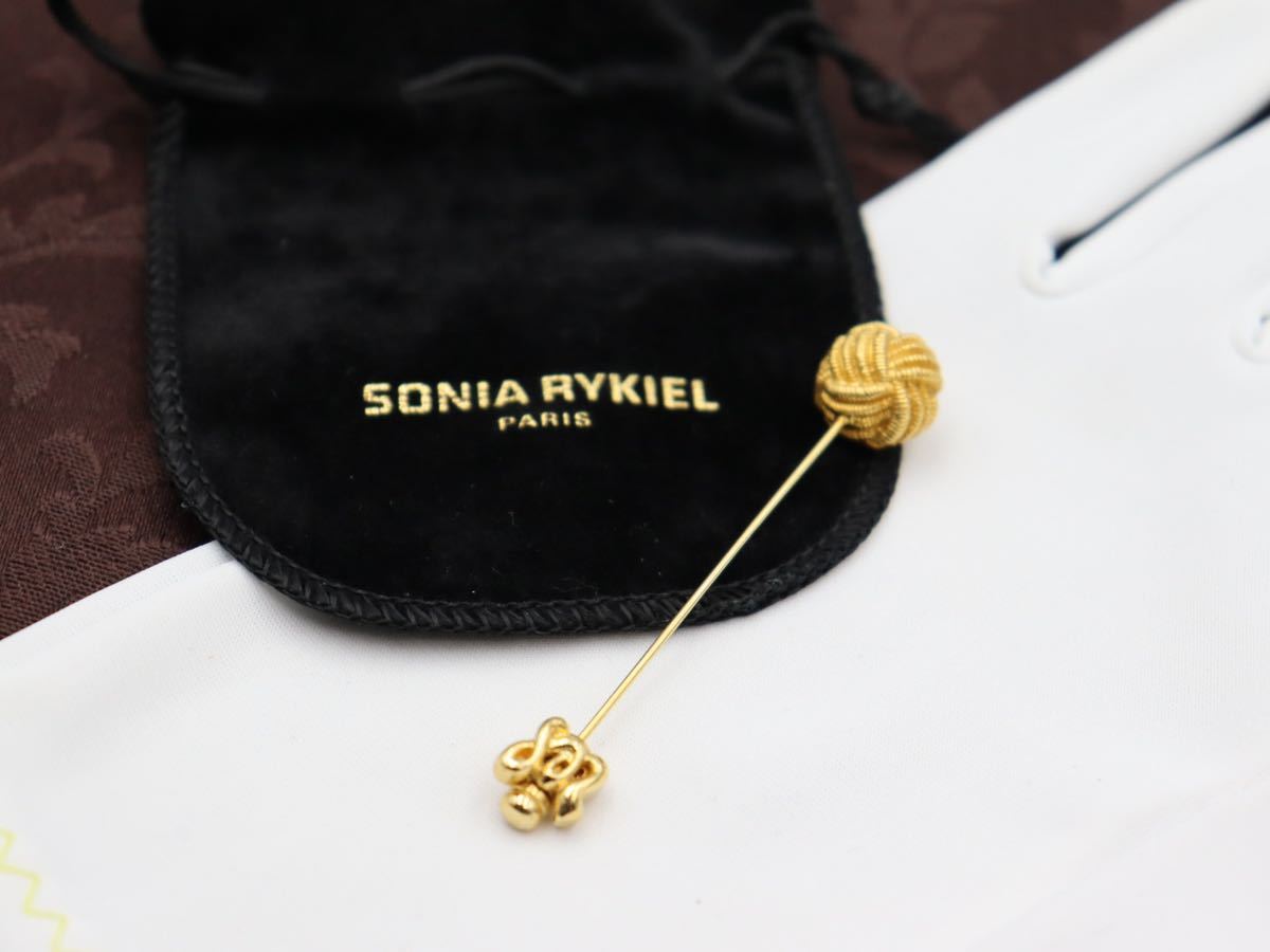 【激レア】美品 ソニアリキエル ピン ブローチ SONIA RYKIEL ヴィンテージ メンズ レディース C8拍卖