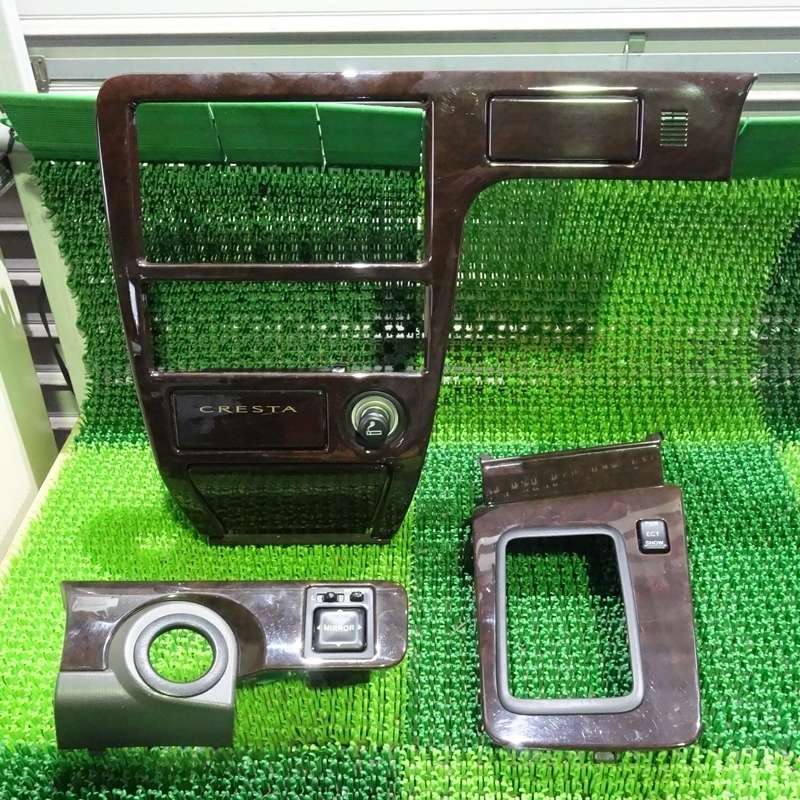 『psi』 GX100 JZX100 クレスタ 木目調パネル4点セット マークⅡ チェイサー オーディオパネル シフトパネル拍卖