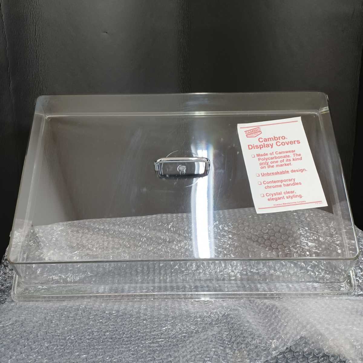 【決算セール】鋤②) キャンブロ ポリカ製 角チェーフィング ポリカーボネイト ディスプレーカバー 12×20 ビュッフェ パン屋 B5拍卖