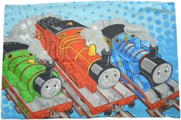 1点物◆きかんしゃトーマス柄ピローケース枕カバーUSA古着メンズレディースOKアメカジ90sストリート/スポーツMix小物アメリカン雑貨692595拍卖