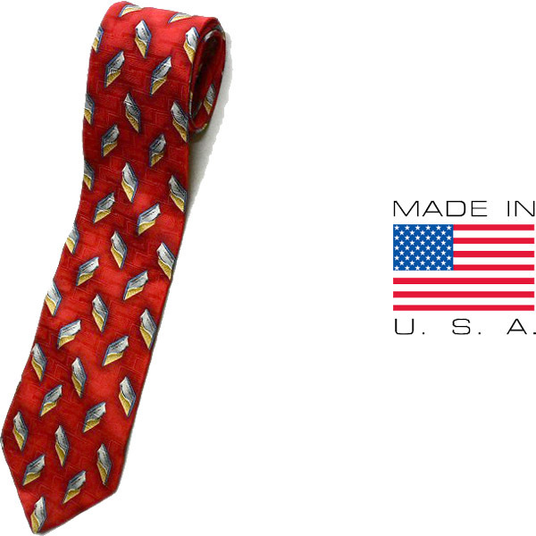 1点物◆USA製Westburyシルク100%総柄ネクタイ古着メンズレディースOK90sストリート/スポーツMix小物USAブランド雑貨アメリカ製レトロ512765拍卖
