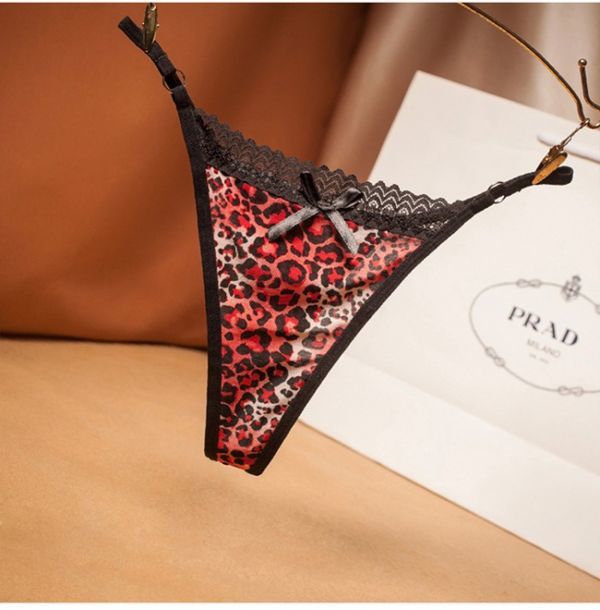 ショーツ レディース 下着パンツ レディース 豹柄 Tバック 紐パン セクシーショーツ 1-208re拍卖