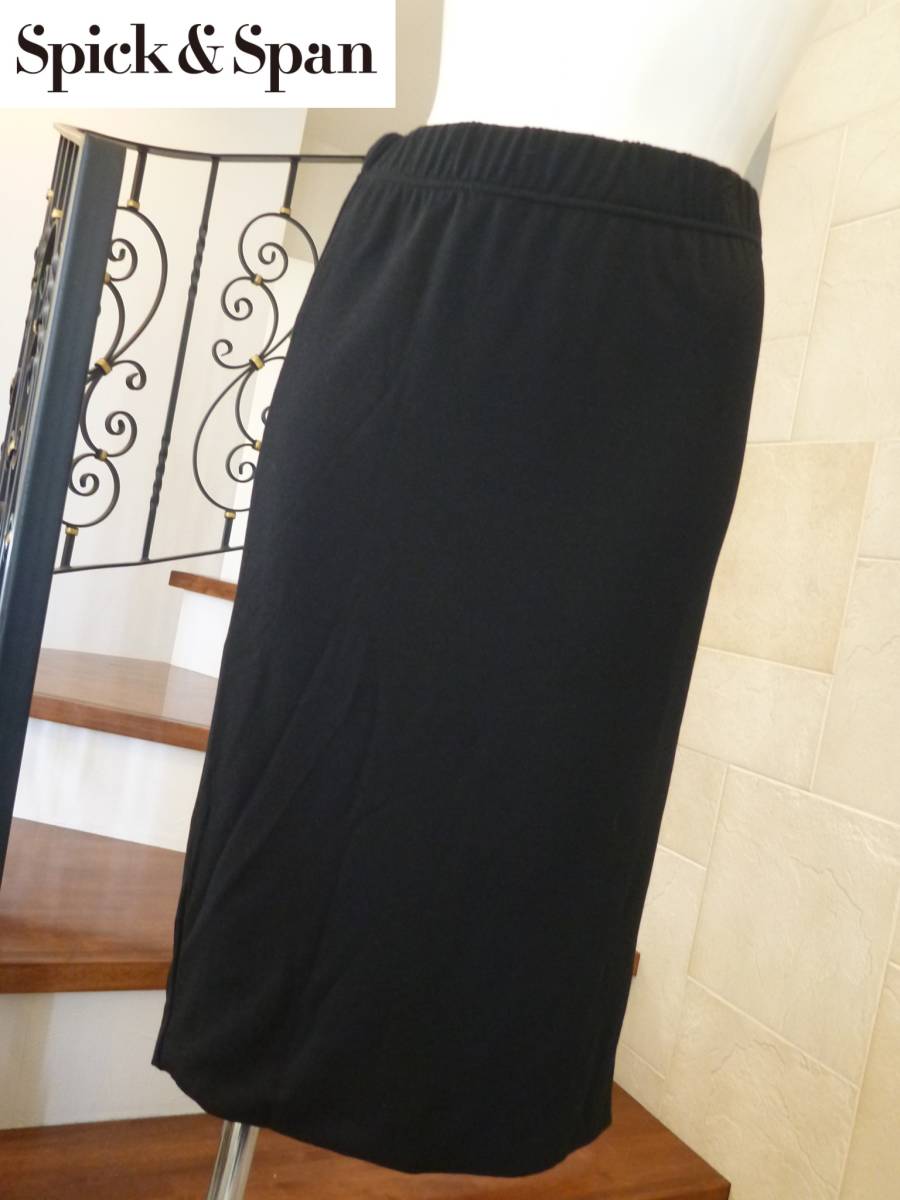 美品 Spick & Span|スピック アンド スパン ★ 黒 ブラック スカート M相当拍卖