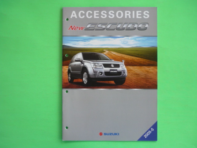 SUZUKI【カタログ】エスクード アクセサリー/2005年5月☆スズキ ESCUDO ACCESSORIES拍卖