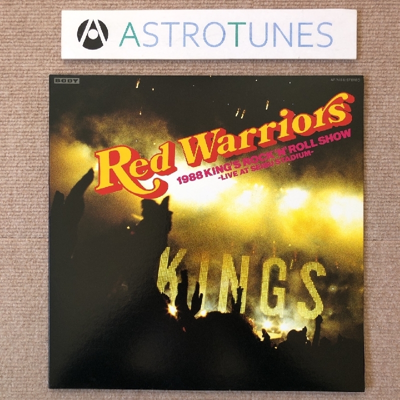 傷なし美盤 激レア レッド・ウォーリアーズ Red Warriors 1988年 LPレコード 1988 King’s Rock’n Roll Show Live At Seibu Stadium拍卖