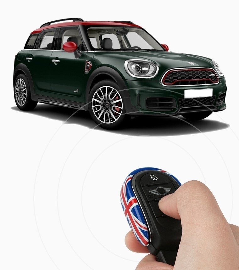 質感最高♪ BMW MINI キーリング キーカバー フレーム レインボー 虹 ミニ F54 クラブマン ワン クーパー クーパーS クーパーSD D 金属製拍卖
