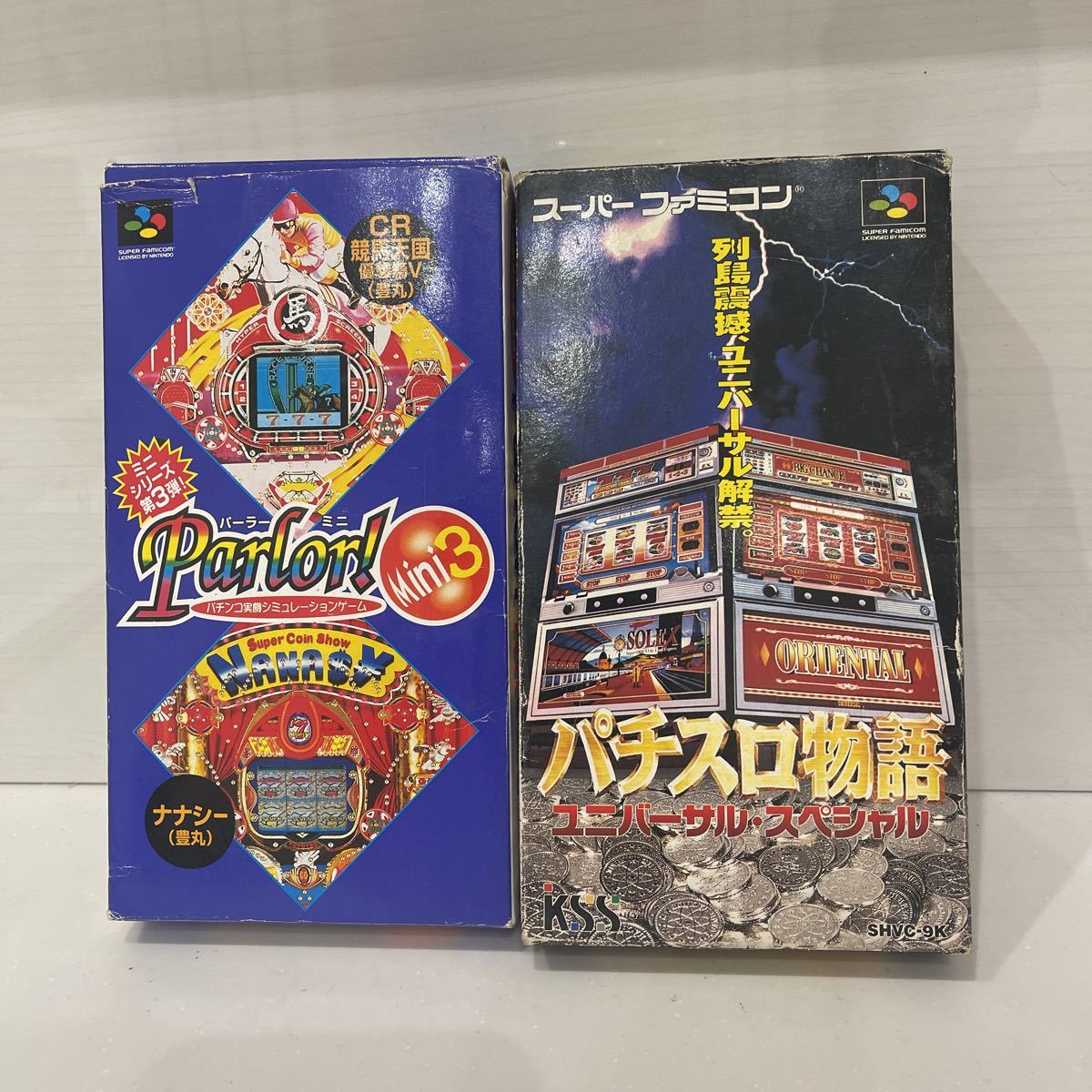 スーパーファミコン SFC スーパーファミコンソフト パチスロ ゲームソフト パチンコ パーラーミニ 3 パチスロ物語 ユニバーサル拍卖