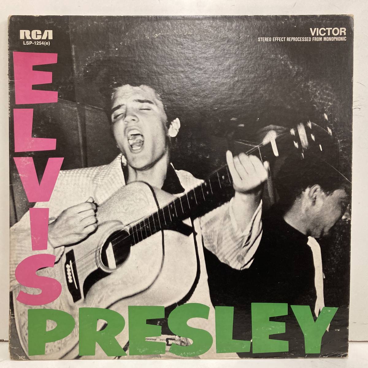 ★231008即決 LP Elvis Presley Elvis Presley 米71年盤 擬似ステレオ エルビス・プレスリー RCA社エルビス内袋付き。拍卖