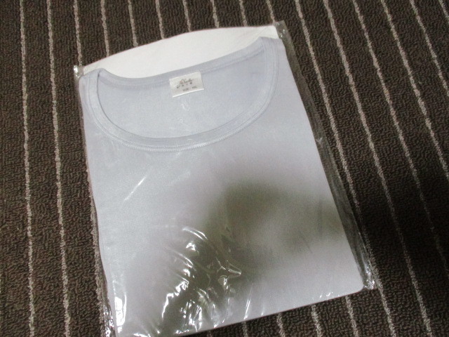 未使用 男性ニットシルク100%シャツ グレーXXL (日本XL)拍卖