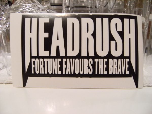 非売品★アメリカ物★ボディビル,格闘技,プロレス★HEADRUSH ステッカー シール★ギャング,暴走族,不良.ヤンキー★バイカー 筋トレ 薬物 拍卖