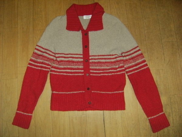 昭和レトロ★日本製.90年代★バブル全盛期★ボヘミアン モータウン セーター ニット★ヨーロッパ風 パリジェンヌ お嬢様 ディスコ ヤンキー拍卖