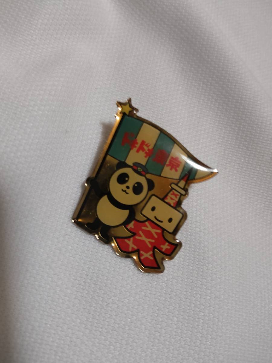 非売品 平成レトロ 平成 希少 当時品 TYO ドキドキ東京 パンダ 東京タワー ピンバッチ バッチ拍卖