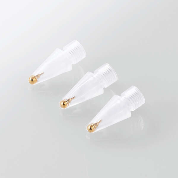 Apple Pencil第1世代、第2世代両対応 交換ペン先 金属製・極細タイプ: P-TIPAPY01CR拍卖