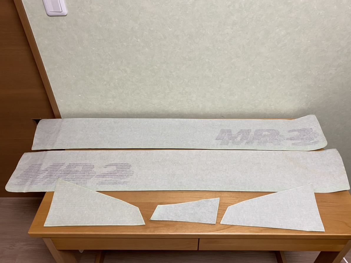 AW11 MR-2 サイドステッカー 当時物 未使用品 ▲1枚欠?拍卖