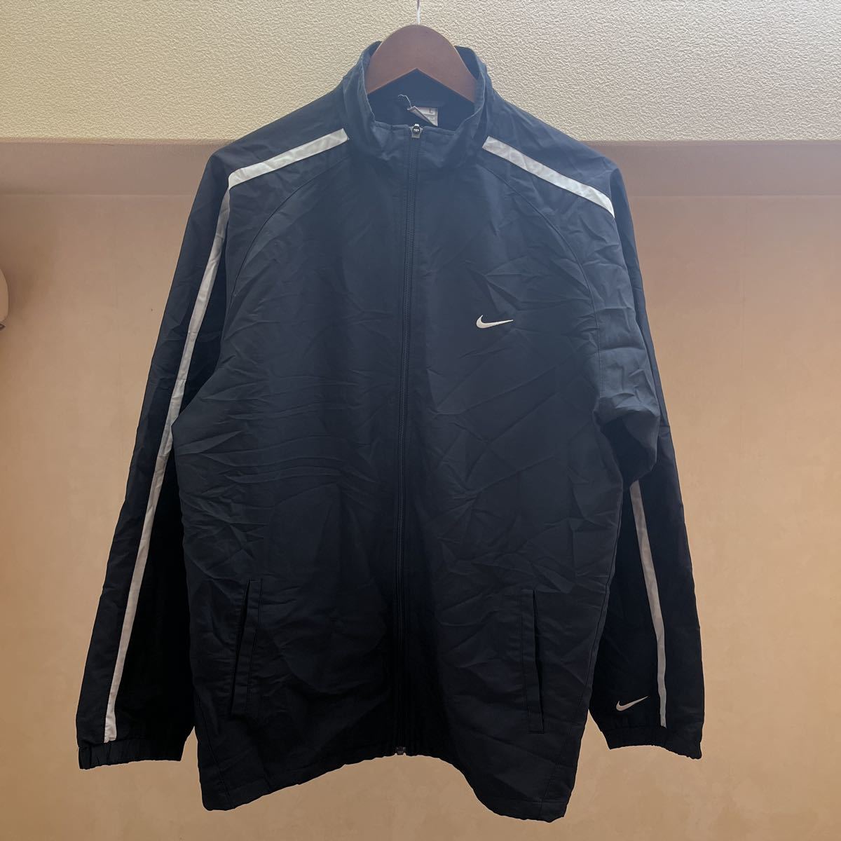 NIKE ナイロンジャケット ブラック L拍卖